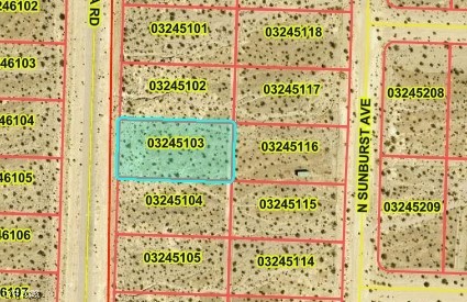 4311 Panorama Road Pahrump, NV 89060 - Photo 3 of 3 Parcel Map from The Nye County Assessor. (Aerial View)