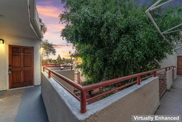 a view of outdoor space and deck