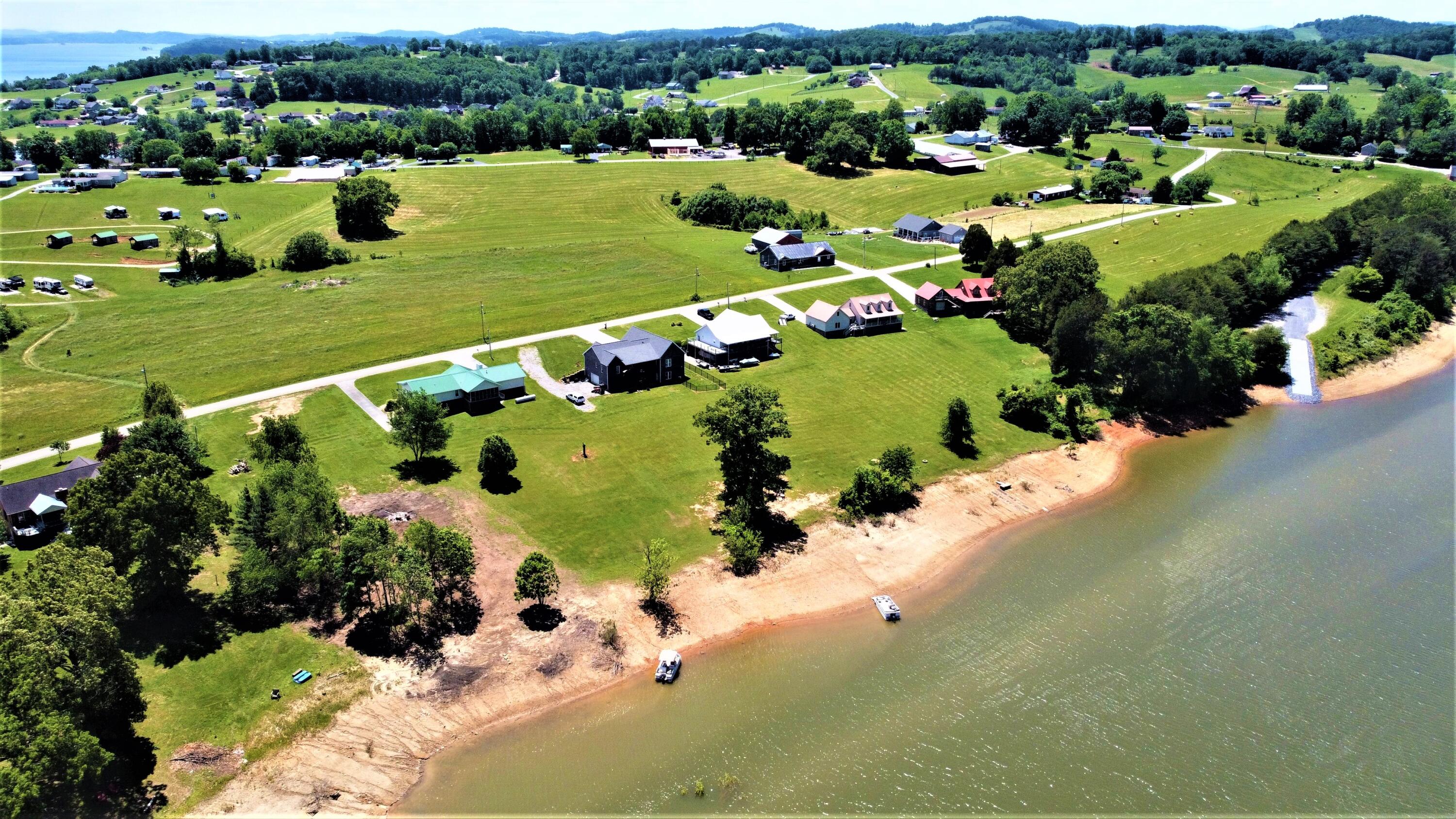 Lot 9-a Peninsula Point, Unit 9A & 9B Rutledge, TN 37861 - Photo 11 of 26 Peninsula Lot Areial View to Left of Lot