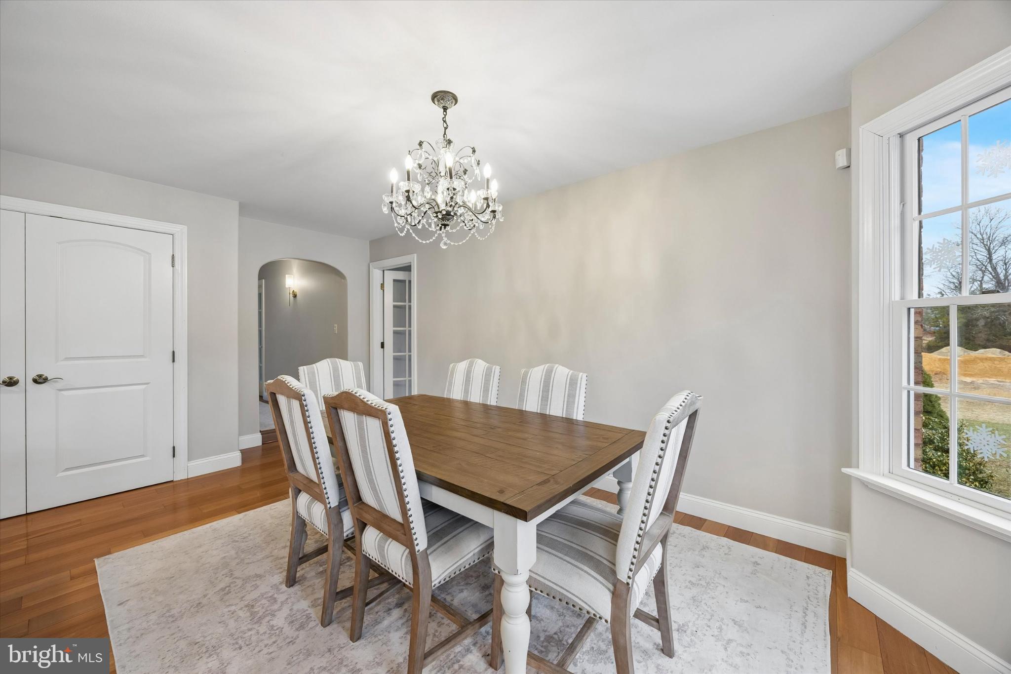 883 Atsion Road Shamong, NJ 08088 - Photo 11 of 42 a view of a dining room with furniture and wooden floor