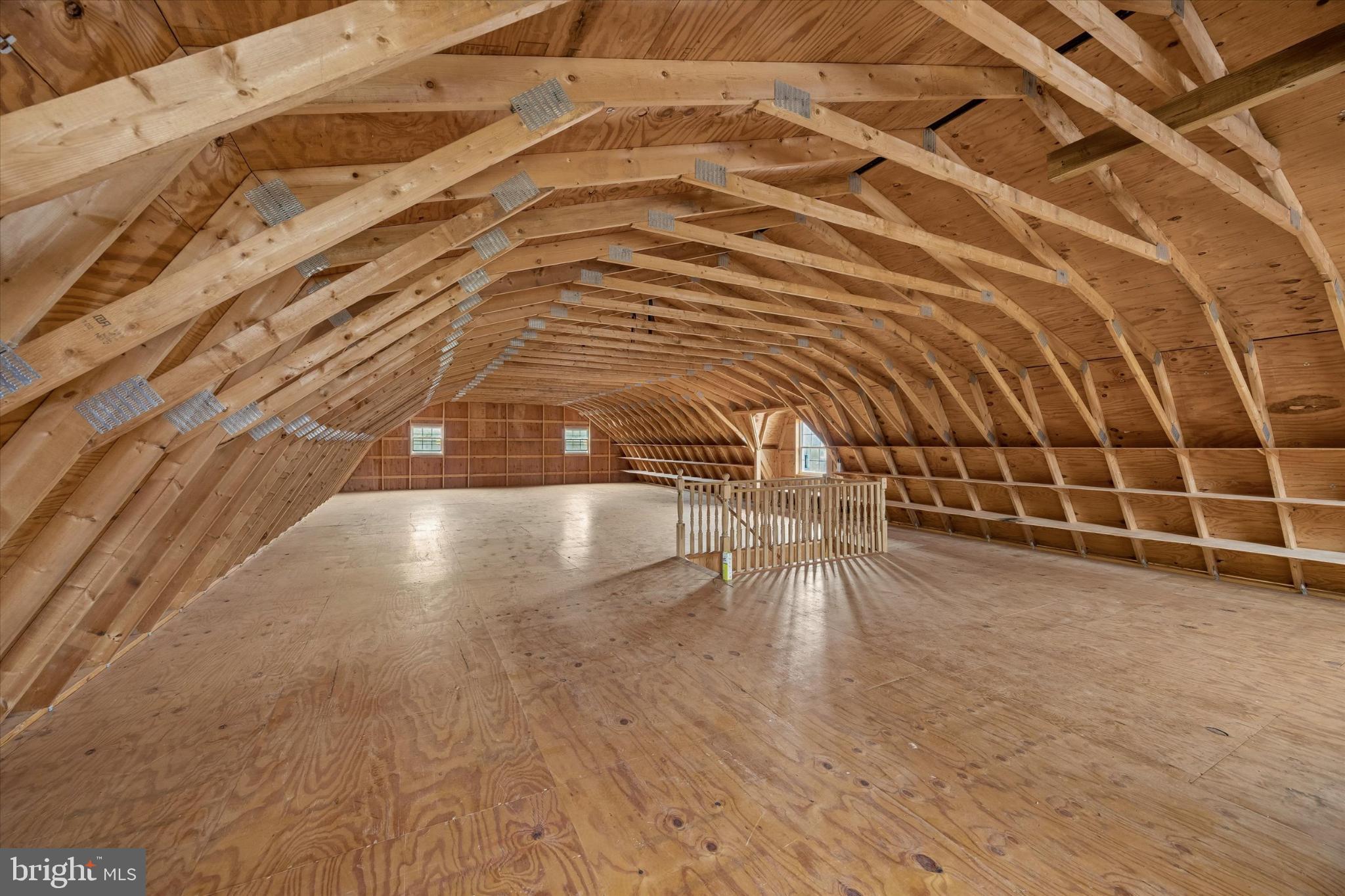 883 Atsion Road Shamong, NJ 08088 - Photo 41 of 42 Spacious, airy attic with stunning beams.