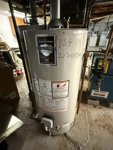 a view of water heater room