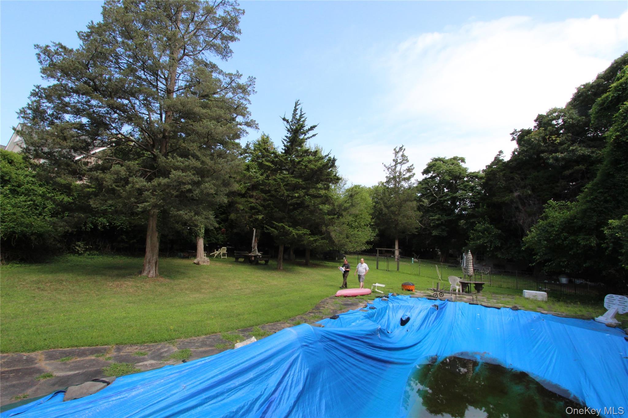 59 Dyke Road East Setauket, NY 11733 - Photo 10 of 21 a view of a backyard with swimming pool