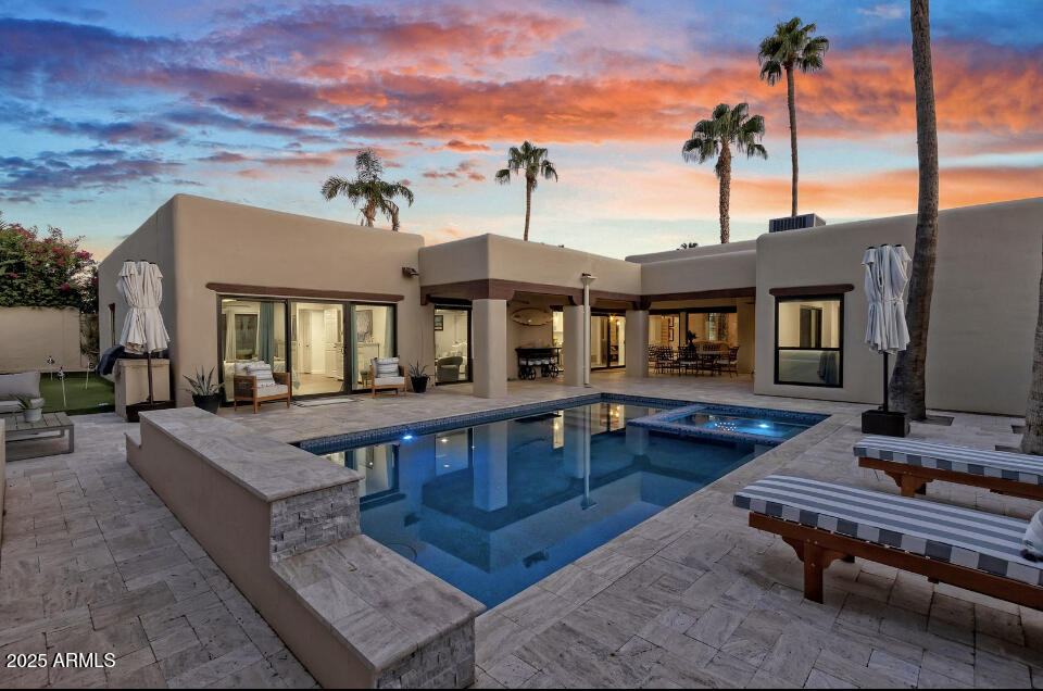 3116 East Rose Lane Phoenix, AZ 85016 - Photo 17 of 24 a front view of a house with swimming pool
