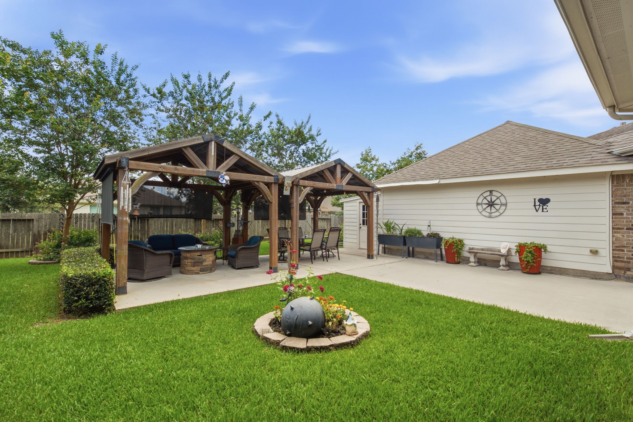 3298 Explorer Way Conroe, TX 77301 - Photo 36 of 43 BACKYARD AND DETACHED GARAGE