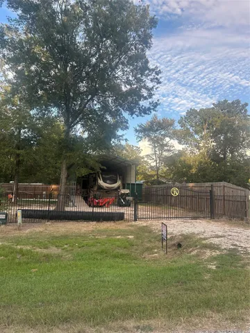 a childrens park with lots of trees