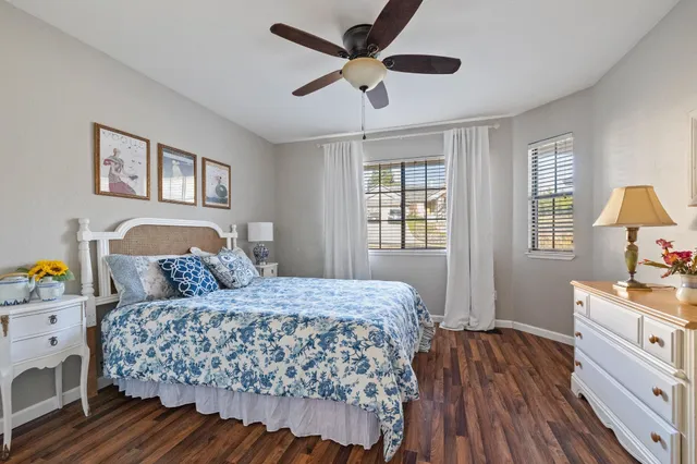 a view of backyard of house