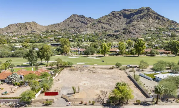 a view of a lake with a mountain