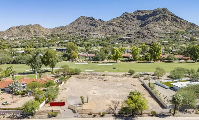 a view of a lake with a mountain
