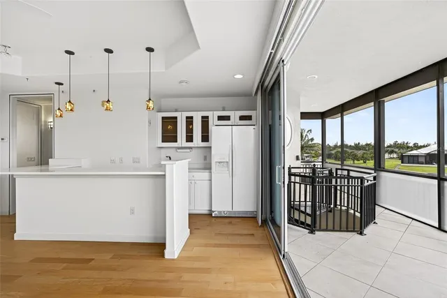 a very nice looking room with a large window