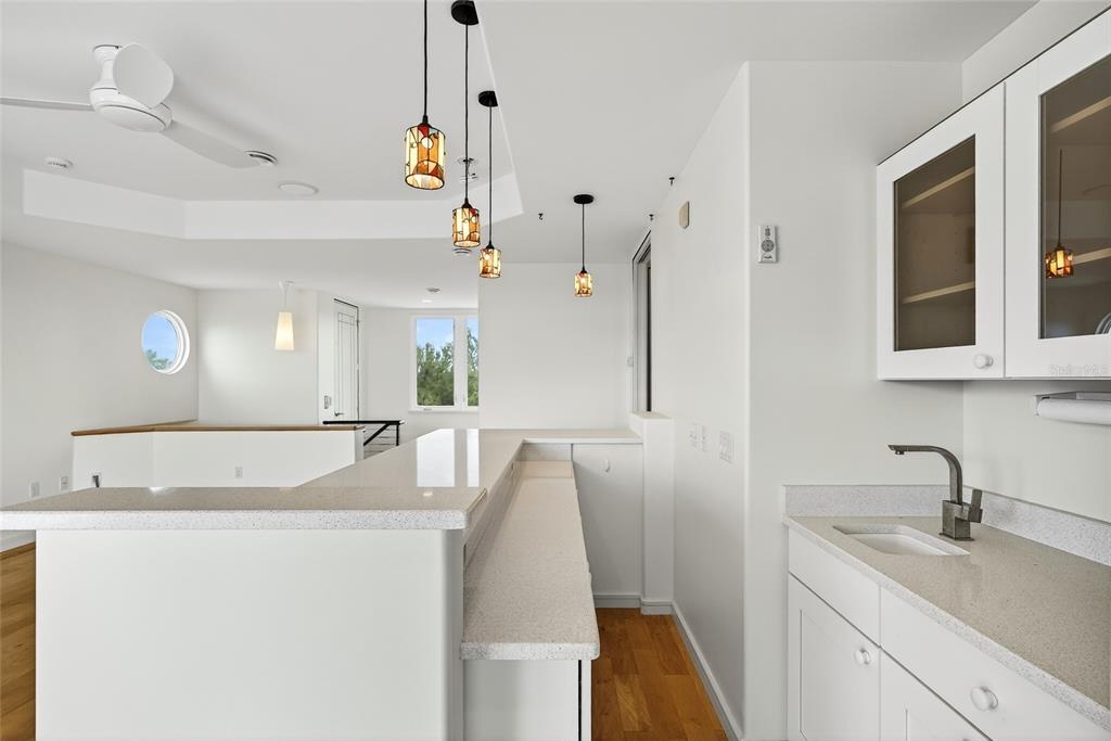 15435 Appleton Boulevard Port Charlotte, FL 33981 - Photo 25 of 51 a bathroom with a granite countertop sink and a shower