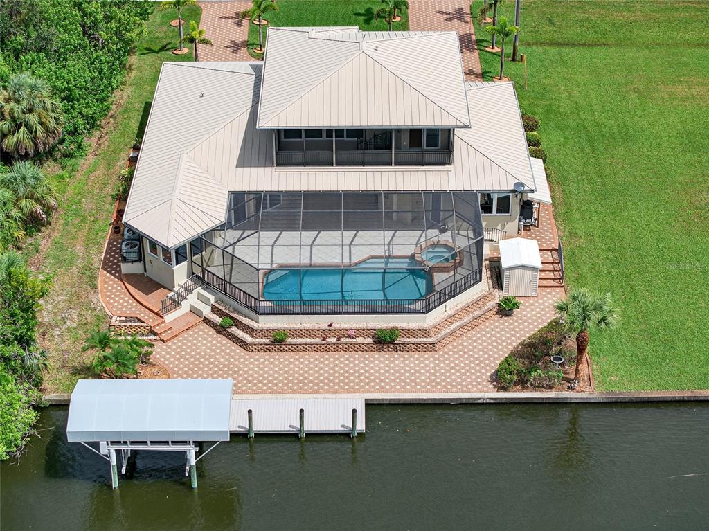 15435 Appleton Boulevard Port Charlotte, FL 33981 - Photo 43 of 49 an aerial view of a house with a ocean view
