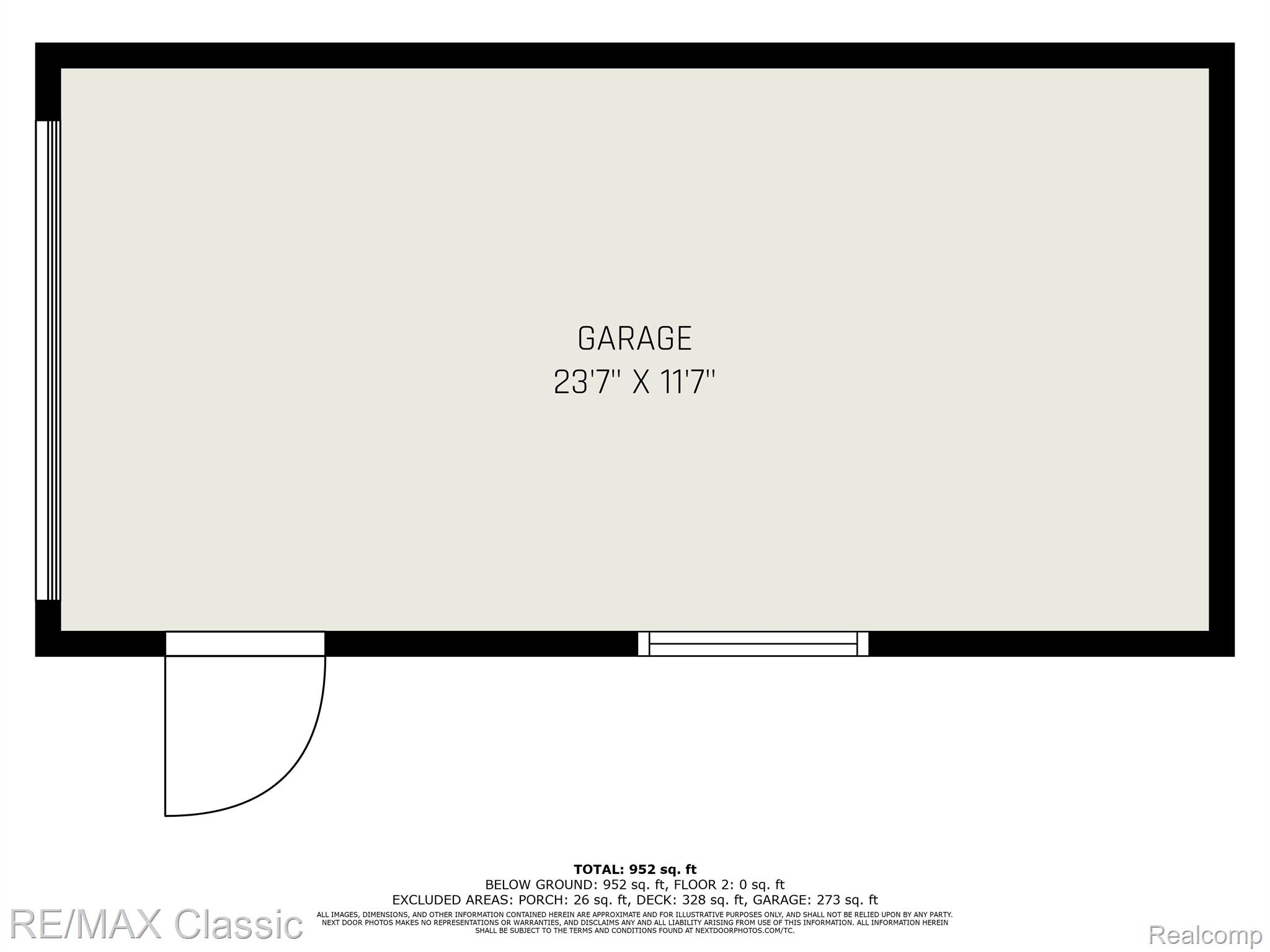 2701 Melvin Road Pinckney, MI 48169 - Photo 23 of 23 Garage Floor Plan