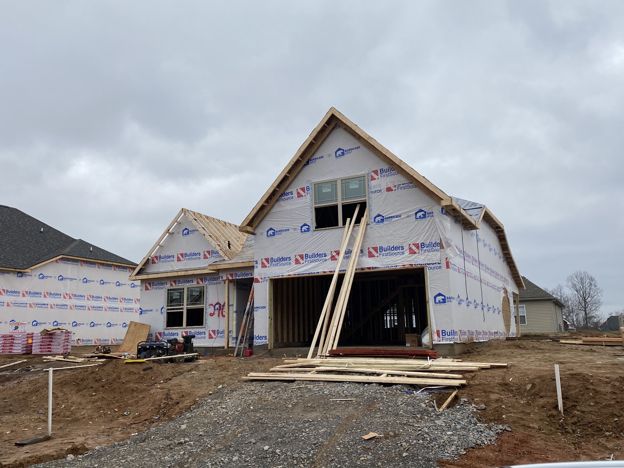 276 Fieldstone Lane Springfield, TN 37172 - Photo 18 of 18 a view of a white house with large windows and wooden fence