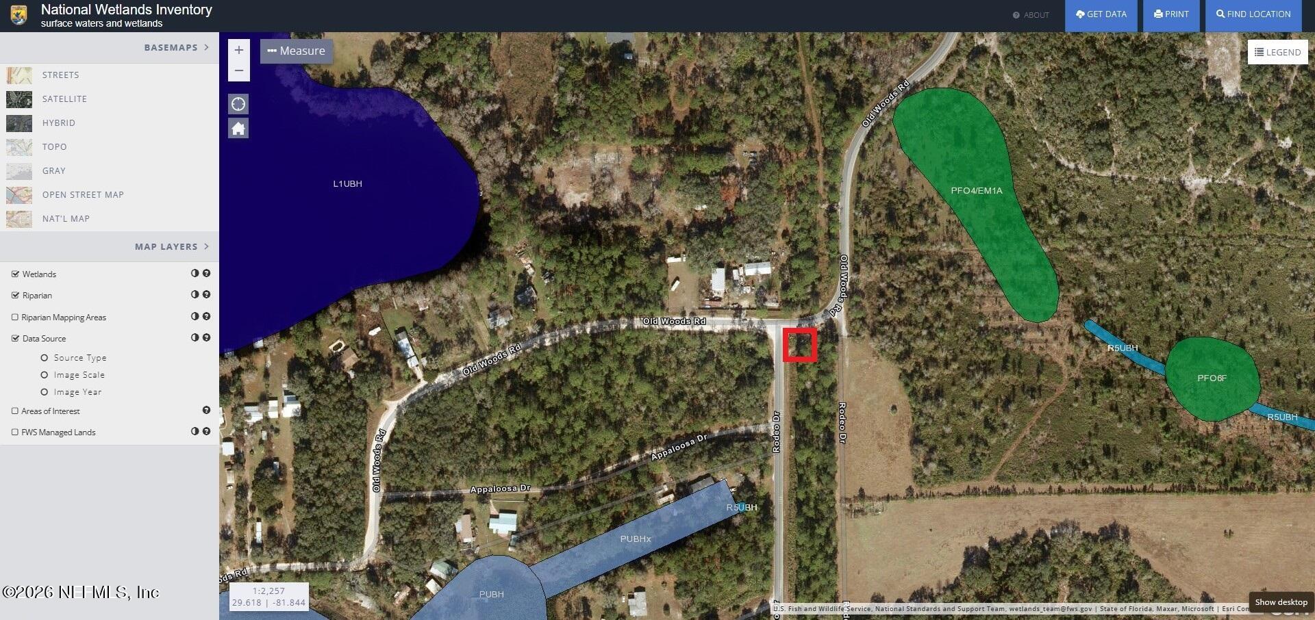 0 Rodeo Drive Interlachen, FL 32148 - Photo 15 of 15 00 Rodeo Dr (Wetlands Map)