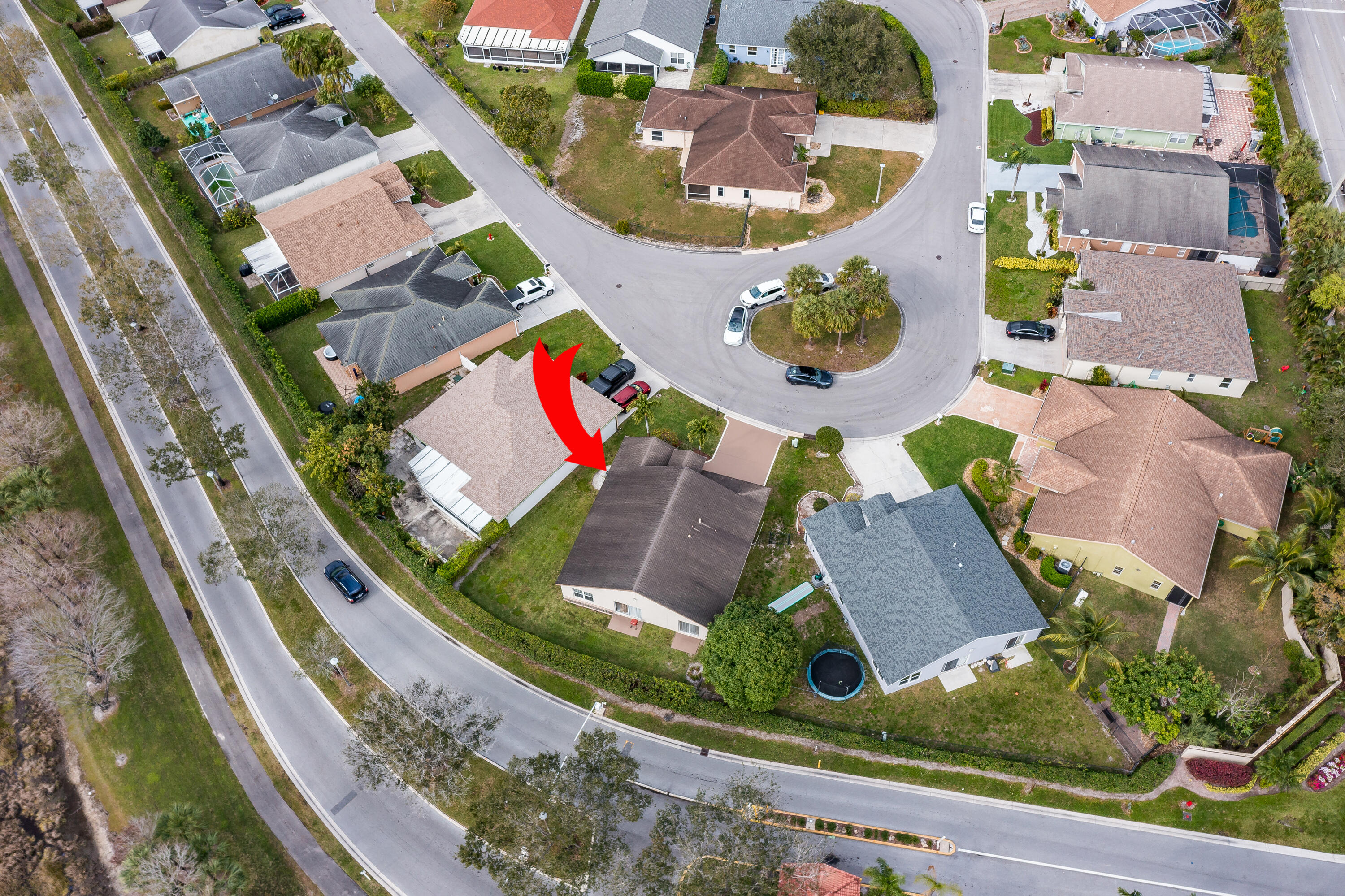 236 Malibu Circle Greenacres, FL 33413 - Photo 29 of 51 Aerial