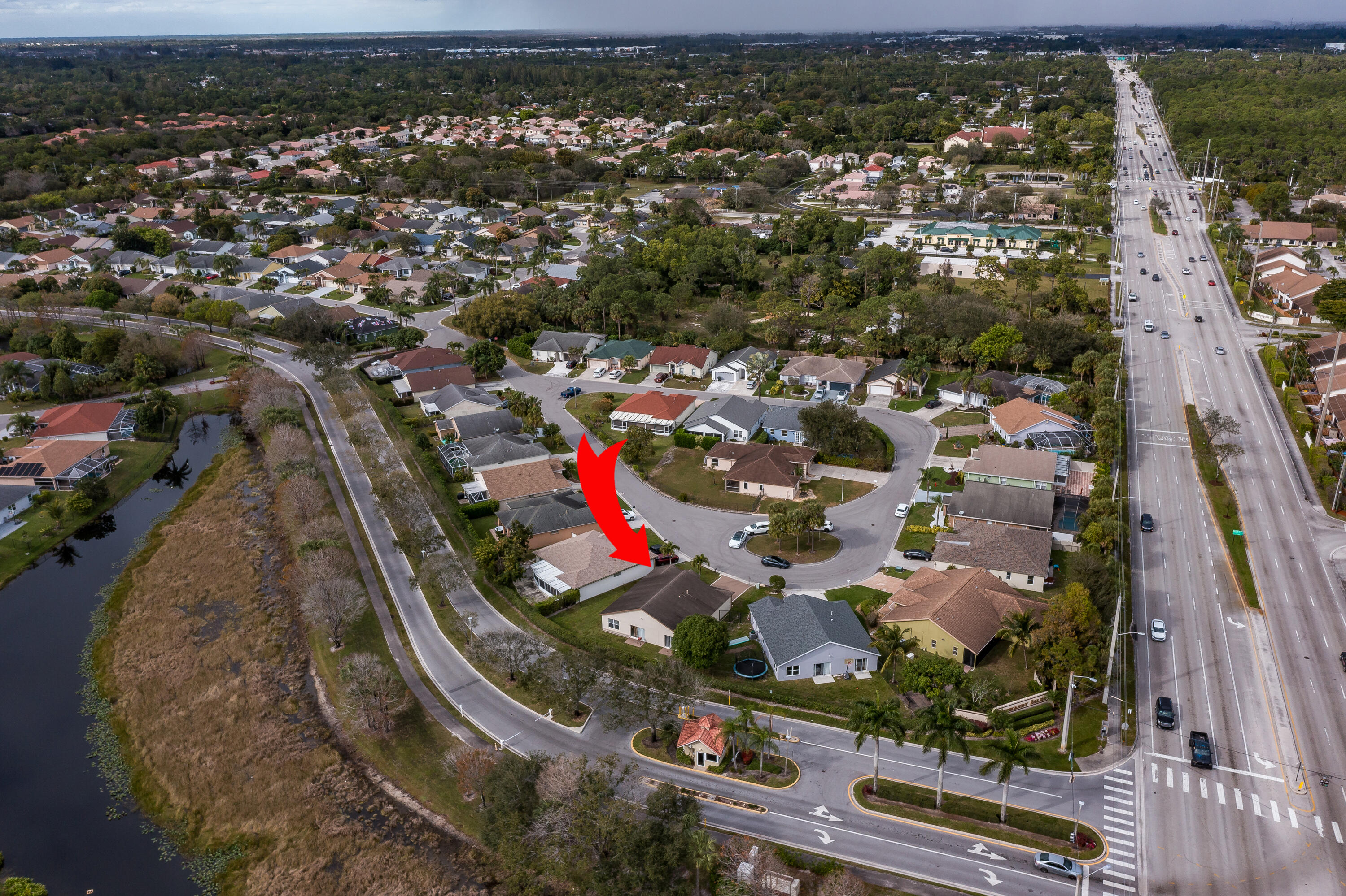 236 Malibu Circle Greenacres, FL 33413 - Photo 46 of 51 Aerial