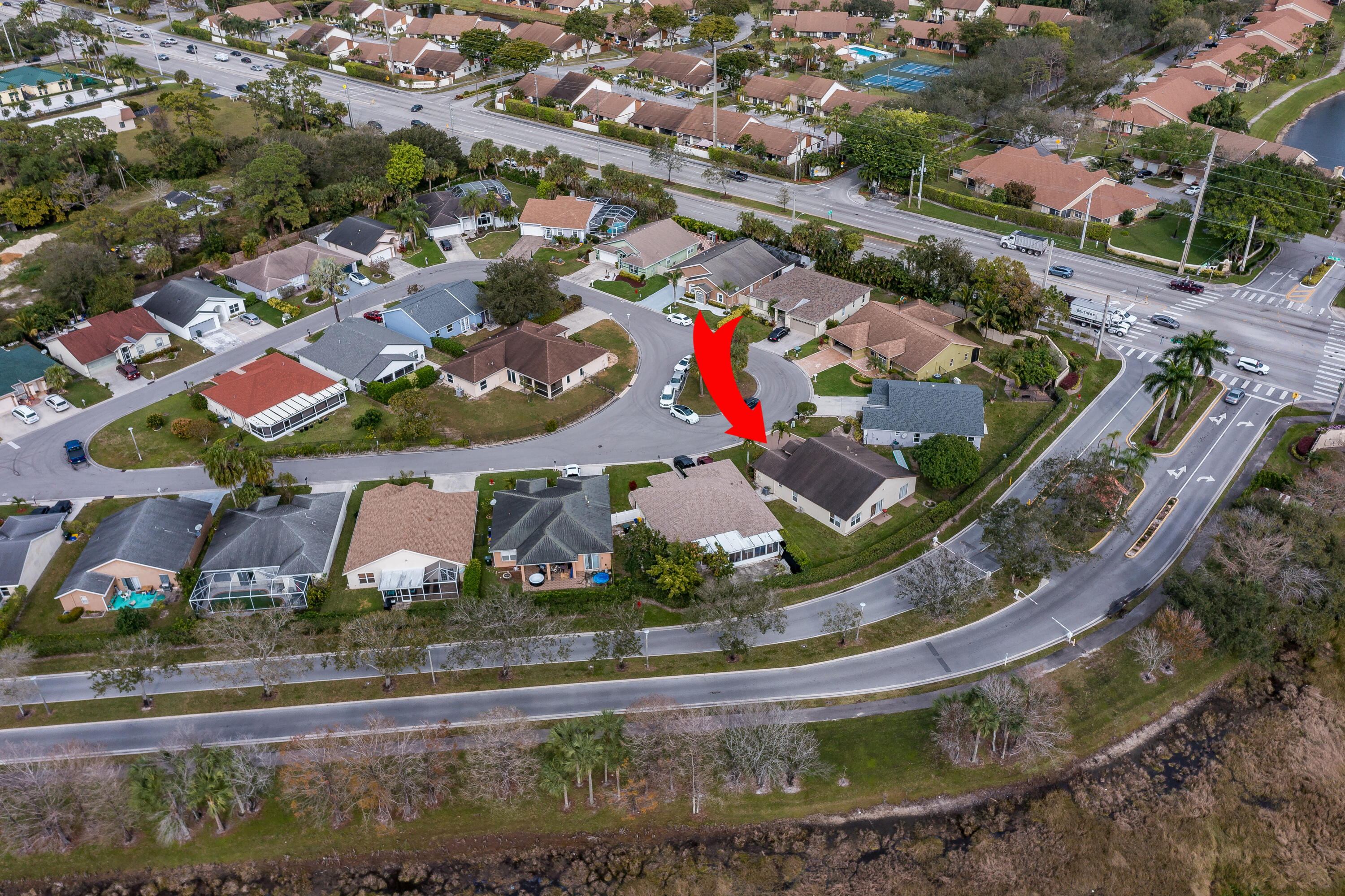 236 Malibu Circle Greenacres, FL 33413 - Photo 48 of 51 Aerial