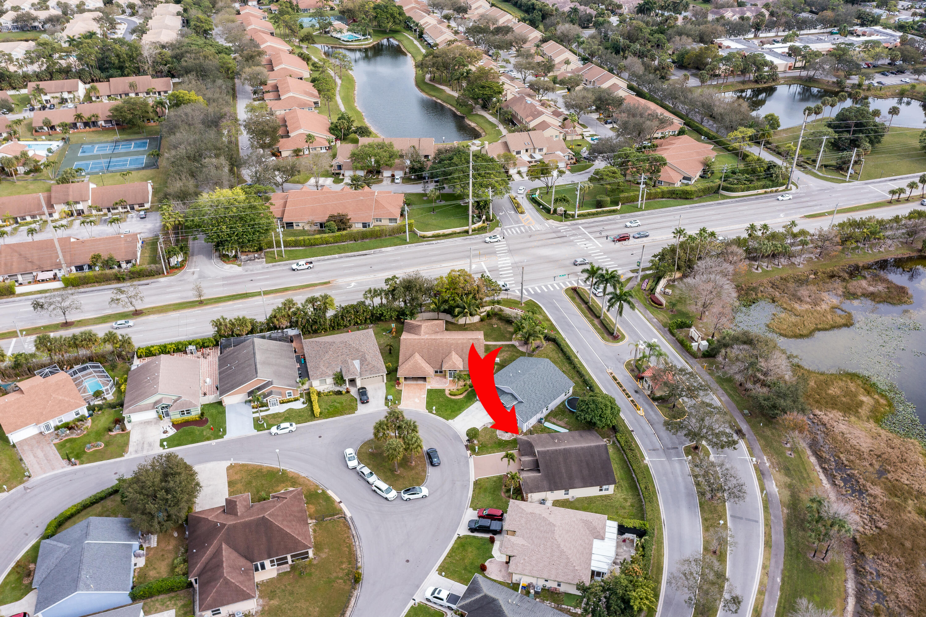 236 Malibu Circle Greenacres, FL 33413 - Photo 50 of 51 Aerial