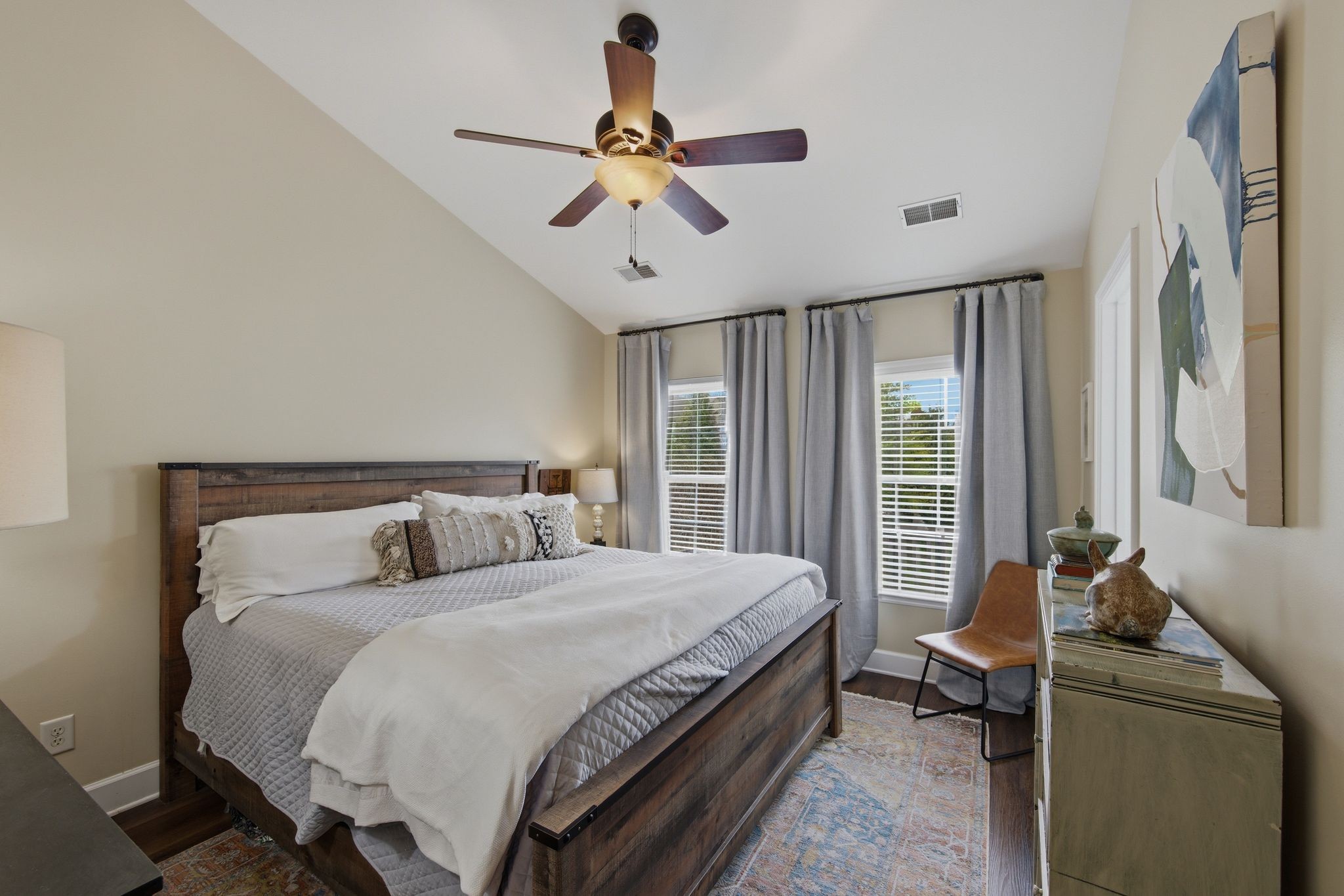 1505 Tolkien Lane Nashville, TN 37211 - Photo 19 of 27 a bedroom with a bed and a chandelier