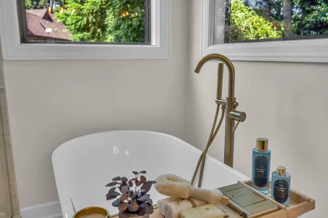 a close view of sink