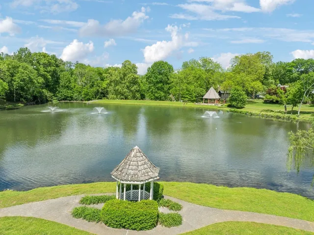 a view of a lake in middle of a house