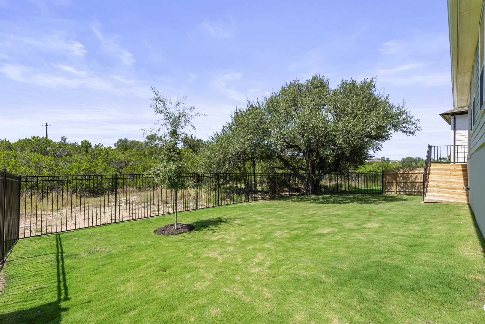 674 Iron Willow Loop Dripping Springs, TX 78620 - Photo 33 of 33 a view of a backyard with green space