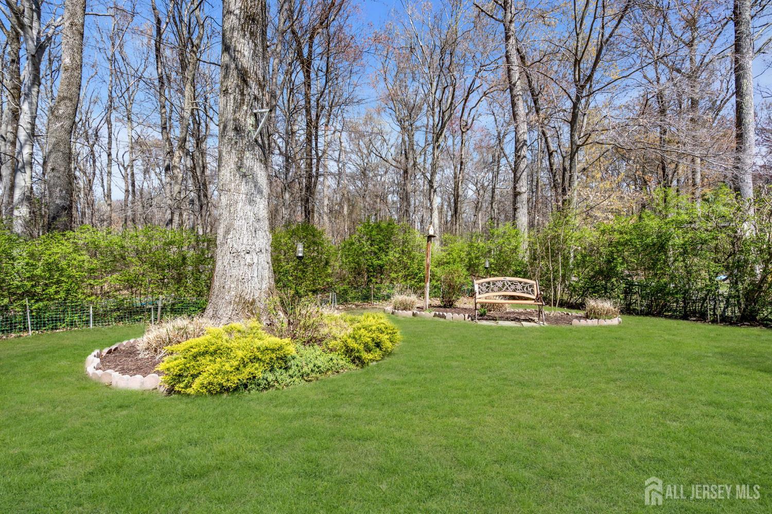 90 Bear Brook Road Princeton, NJ 08540 - Photo 48 of 60 a view of a table and chairs in the garden