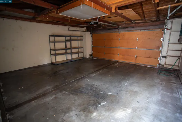 a view of a room with racks