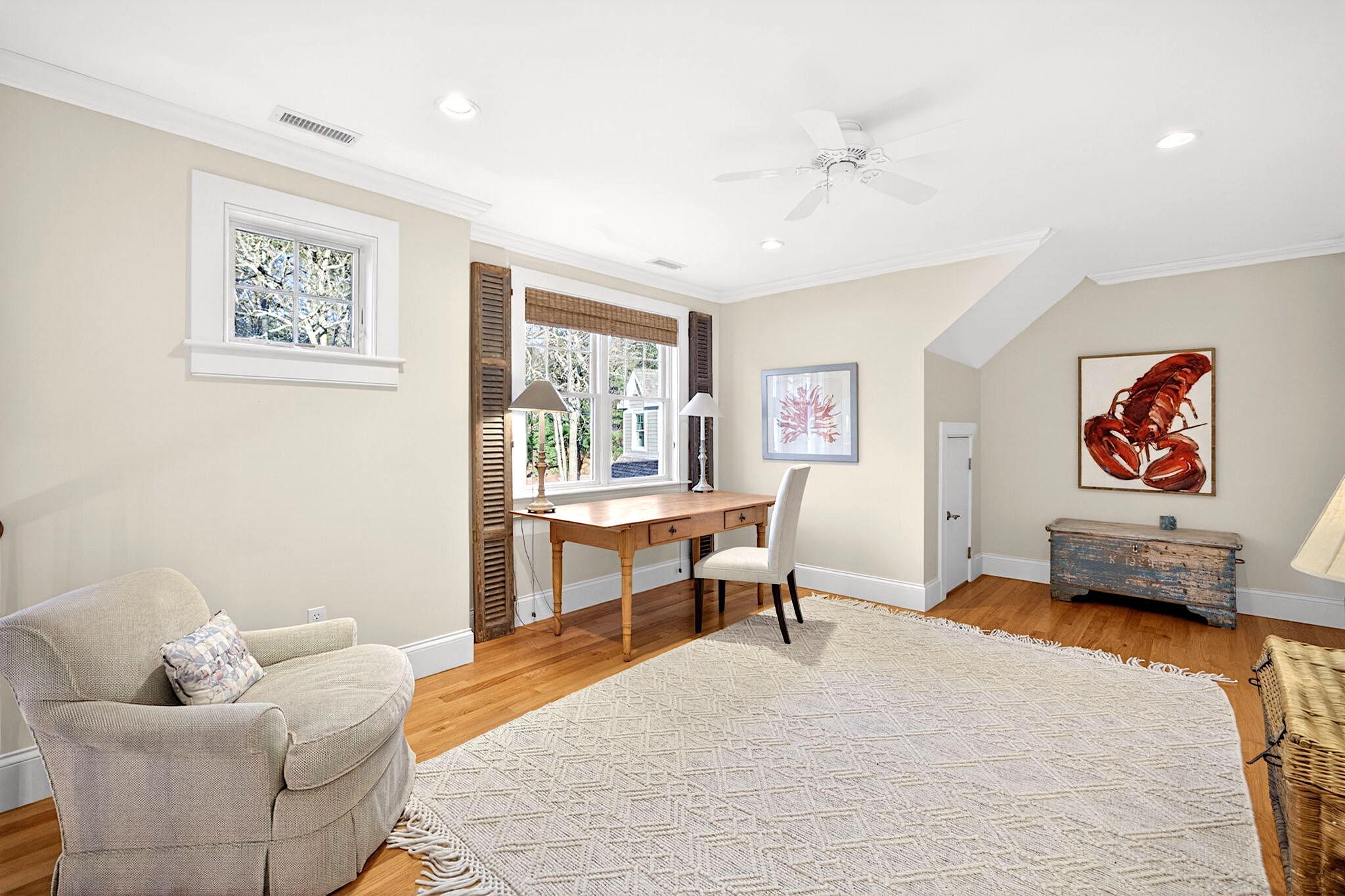 205 Little River Road Cotuit, MA 02635 - Photo 31 of 60 a living room with furniture and a window
