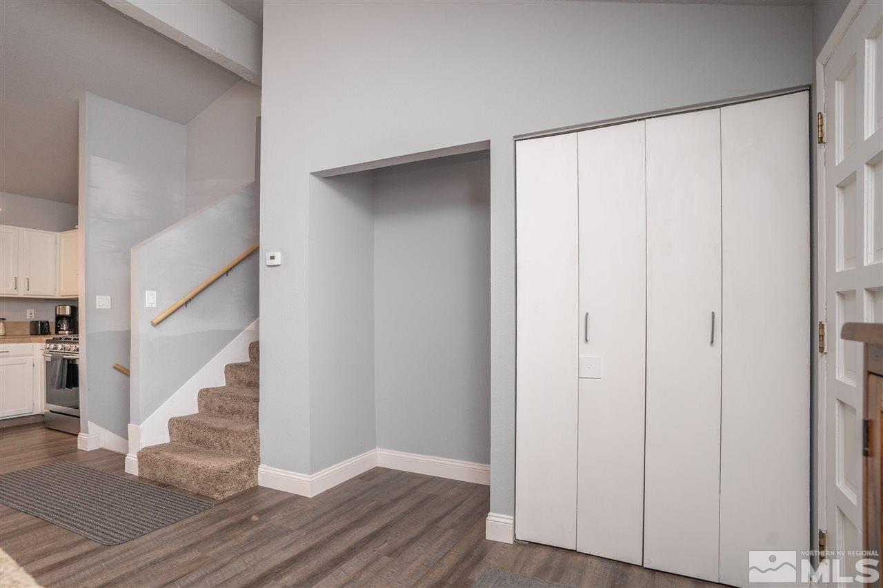 3675 Renee Way Reno, NV 89503 - Photo 17 of 40 a view of entryway with wooden floor