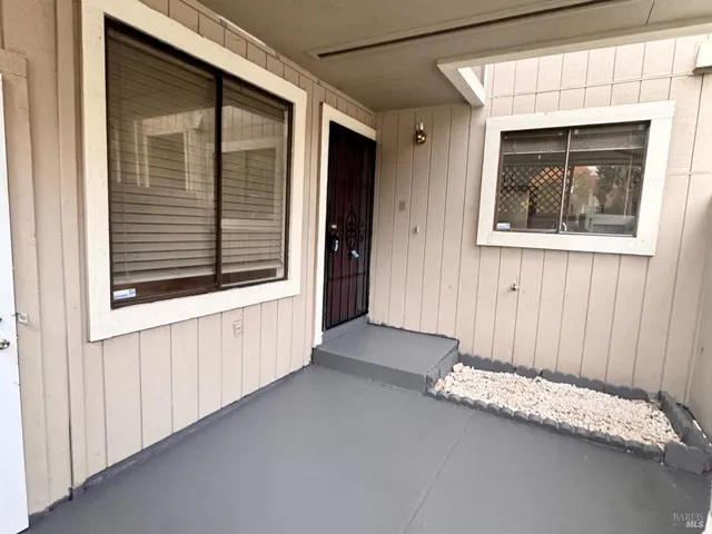 a view of an entryway door