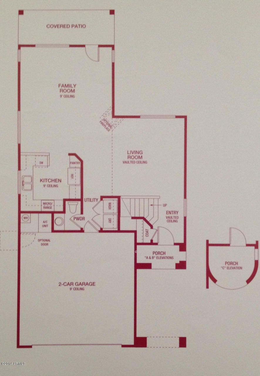 4361 South Rim Court Gilbert, AZ 85297 - Photo 50 of 51 Floor plan 1st floor