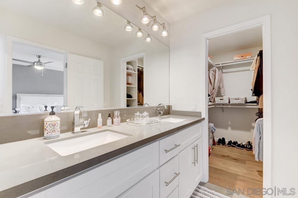 807 Highland Drive Solana Beach, CA 92075 - Photo 18 of 27 a bathroom with a sink double vanity and a mirror