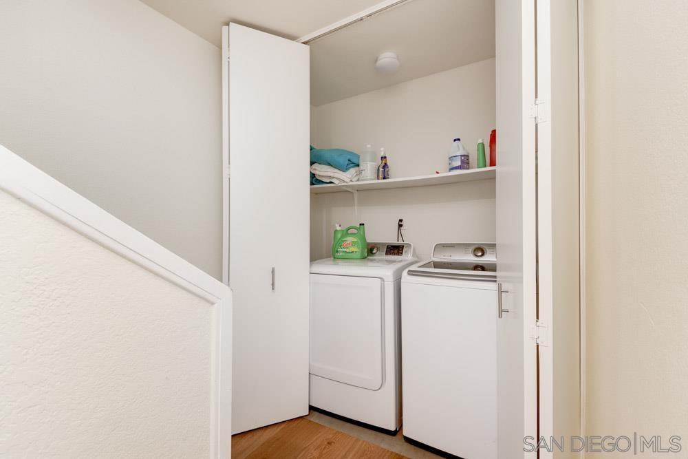 807 Highland Drive Solana Beach, CA 92075 - Photo 20 of 27 a utility room with dryer and washer