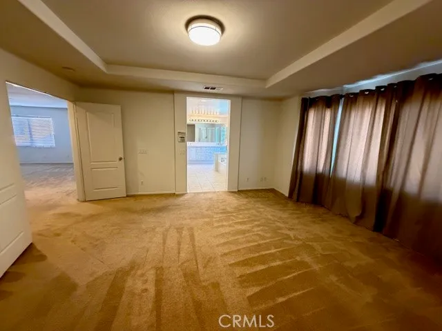 a view of a livingroom with furniture