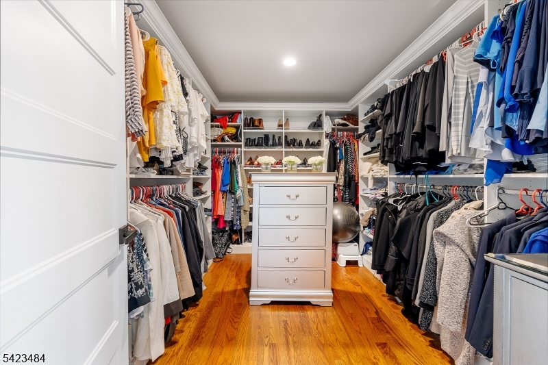 57 Walnut Street Livingston, NJ 07039 - Photo 29 of 43 a view of walk in closet with clothes and shoes