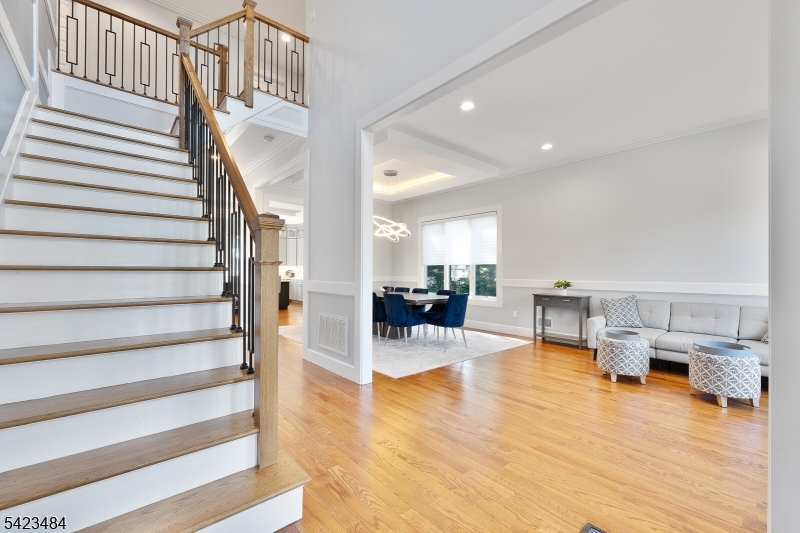 57 Walnut Street Livingston, NJ 07039 - Photo 3 of 43 a view of a living room and dining room
