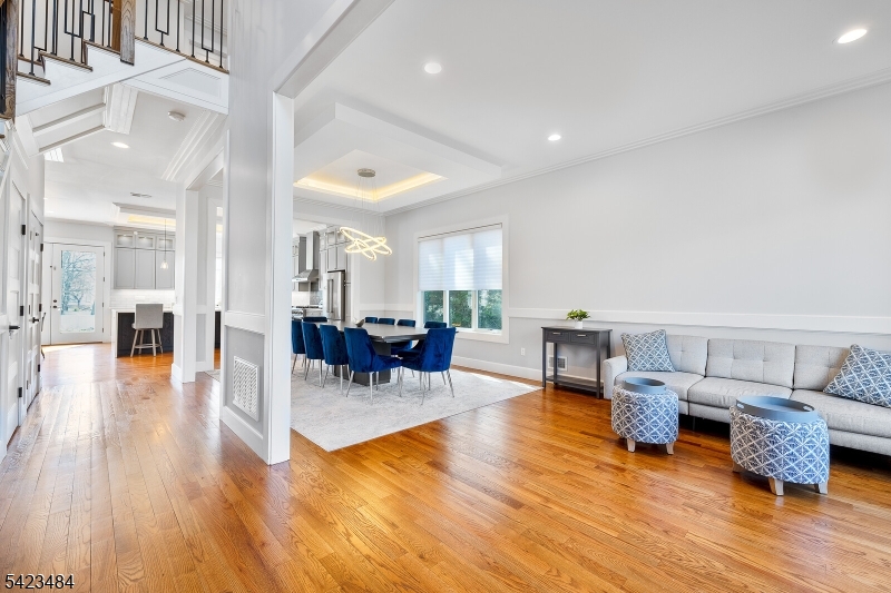 57 Walnut Street Livingston, NJ 07039 - Photo 4 of 43 a living room with furniture and a wooden floor