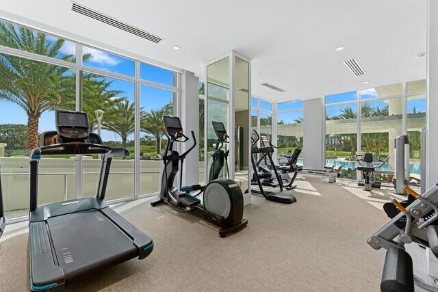 20155 Boca W Drive, Unit C201 Boca Raton, FL 33434 - Photo 26 of 42 a view of a room with gym equipment