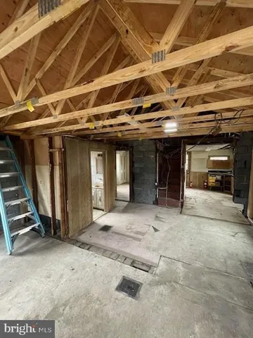 a view of a car garage