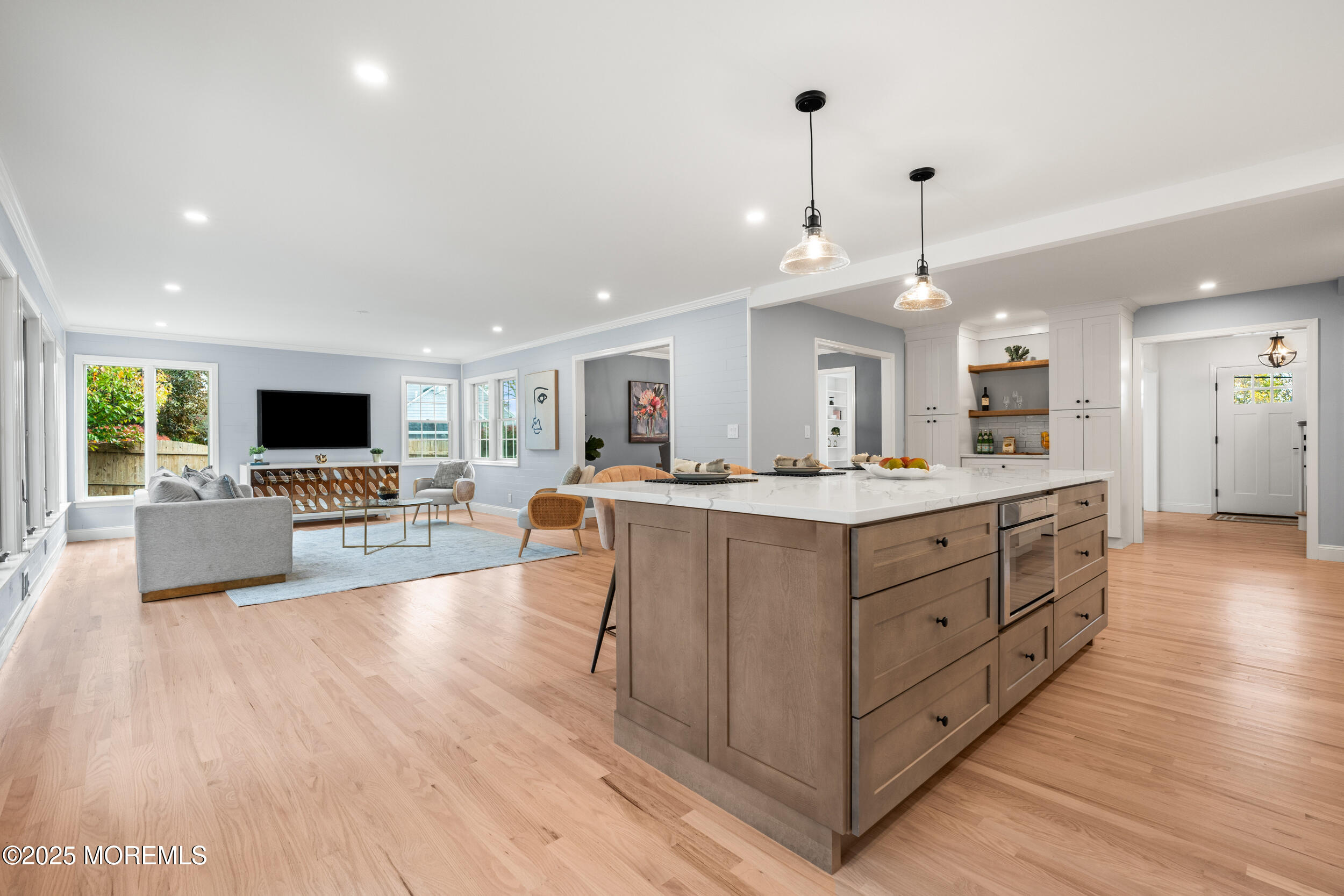 3412 Brandon Road Belmar, NJ 07719 - Photo 13 of 48 a large kitchen with a large counter top appliances and cabinets