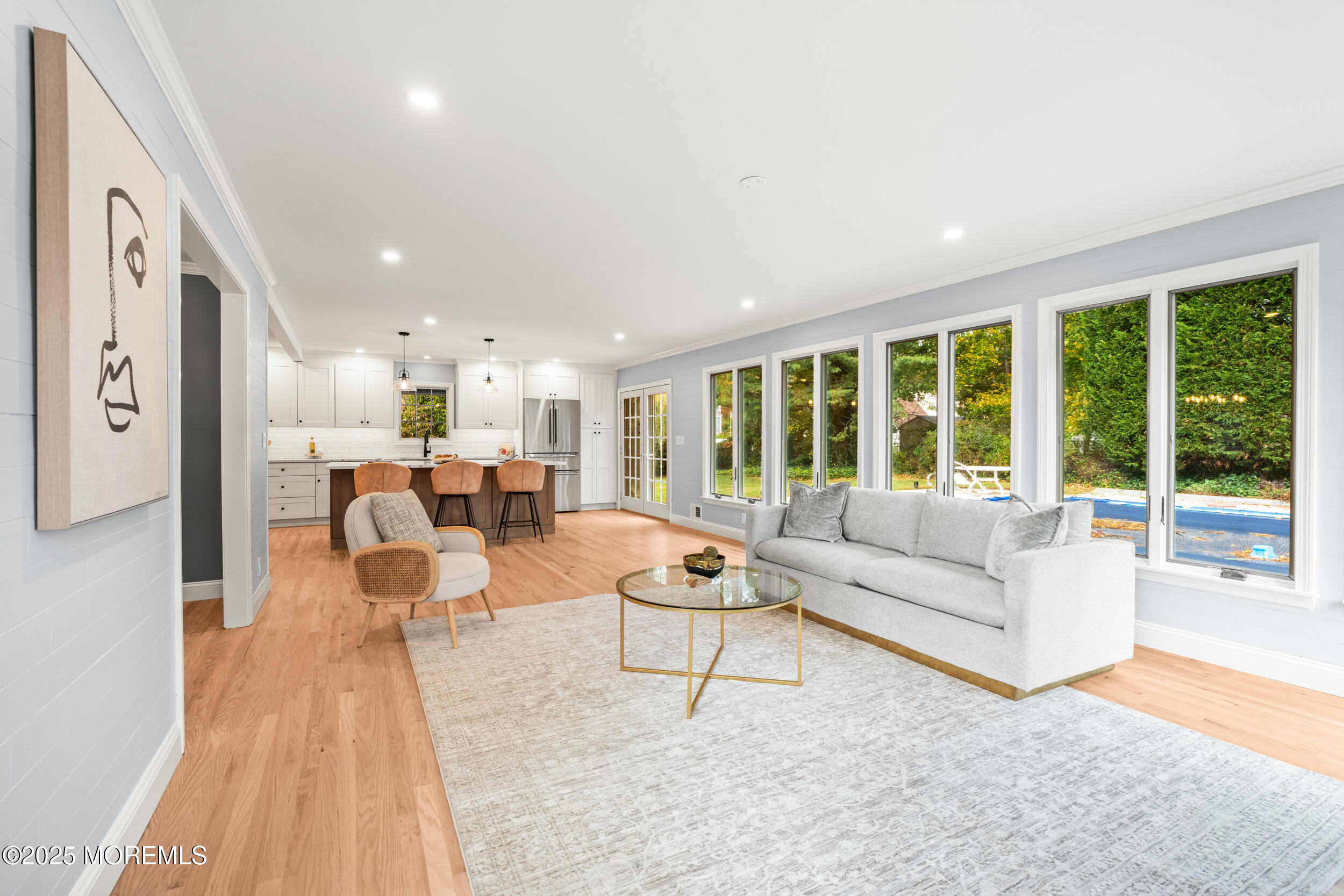 3412 Brandon Road Belmar, NJ 07719 - Photo 16 of 48 a living room with furniture and a large window