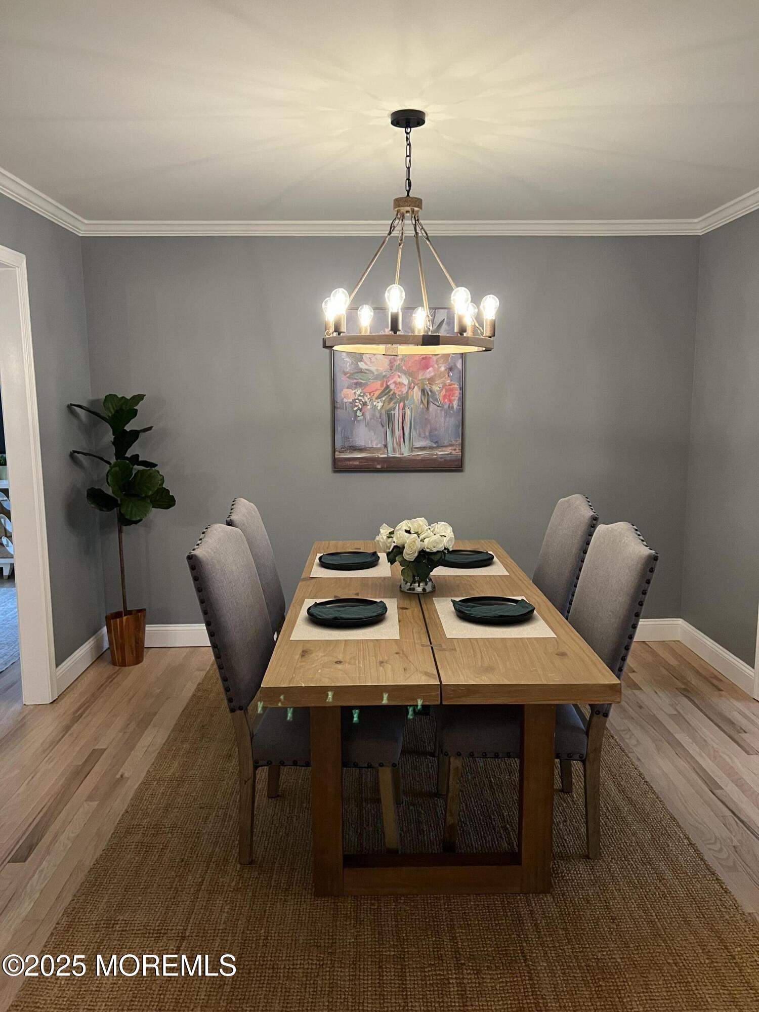 3412 Brandon Road Belmar, NJ 07719 - Photo 7 of 48 a view of a dining room with furniture and wooden floor