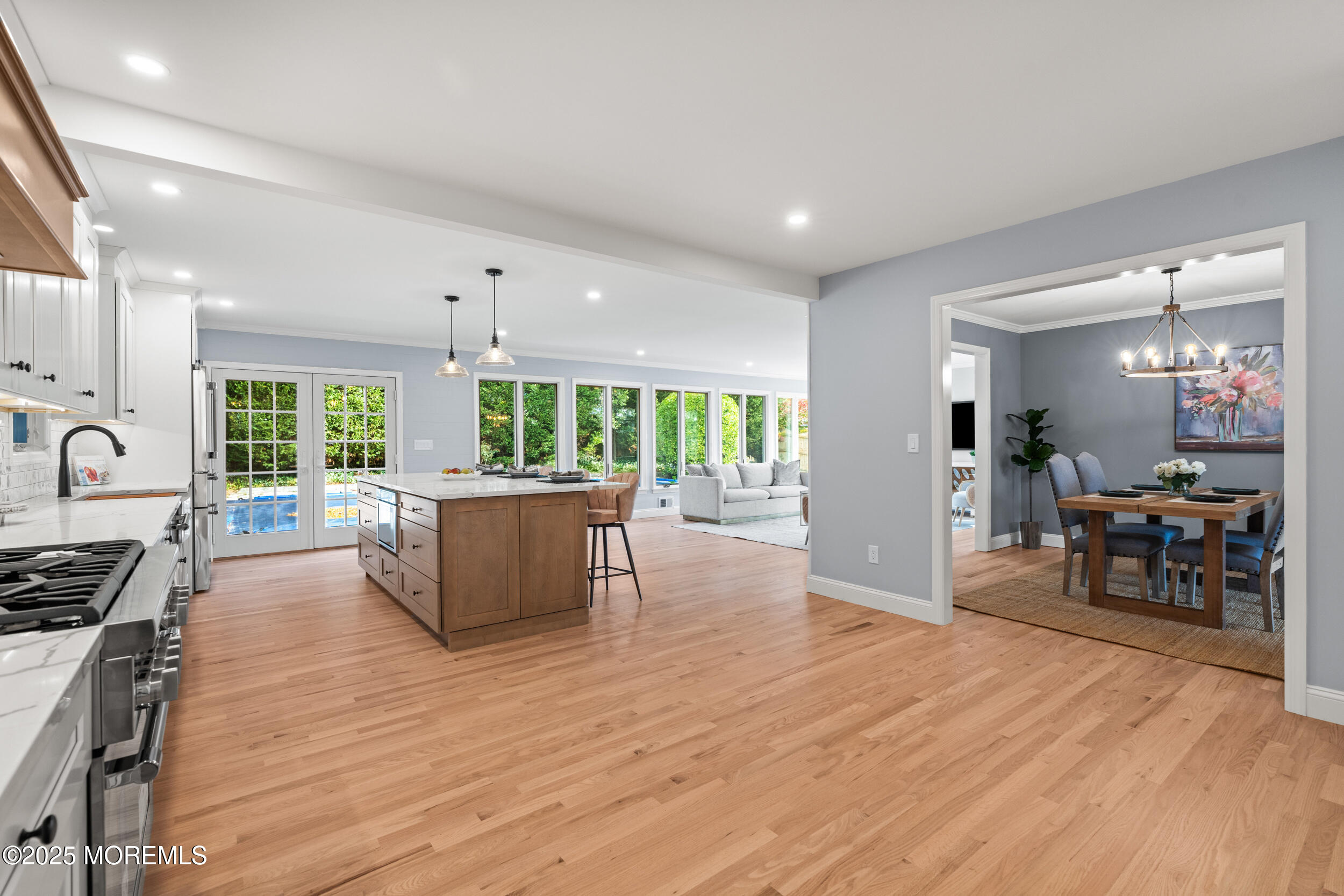 3412 Brandon Road Belmar, NJ 07719 - Photo 9 of 48 a living room with furniture and a wooden floor