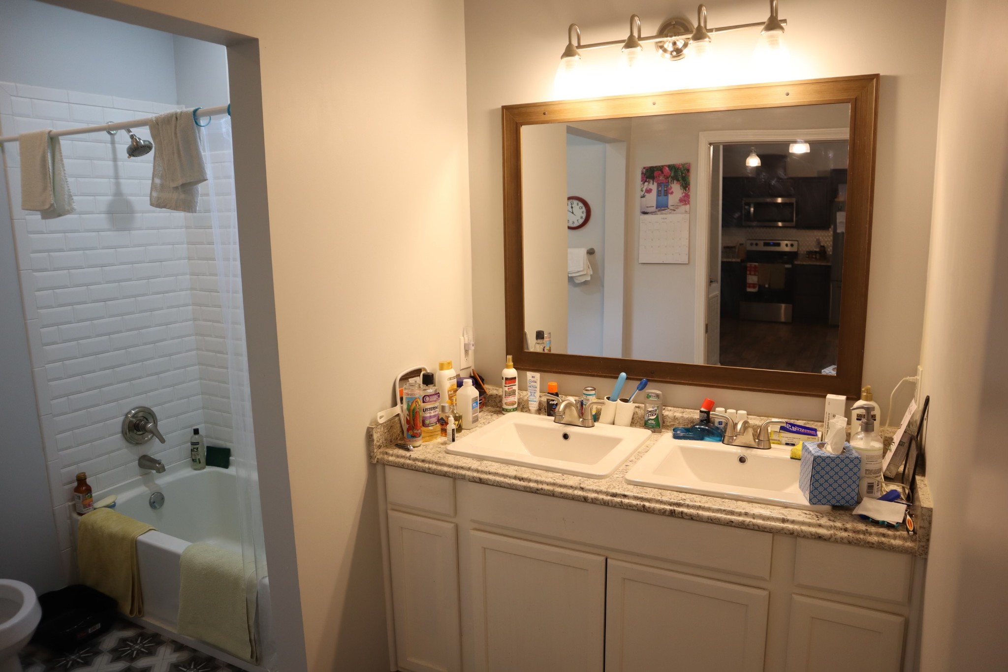 107 February Street Murfreesboro, TN 37129 - Photo 13 of 19 a bathroom with a sink and a mirror
