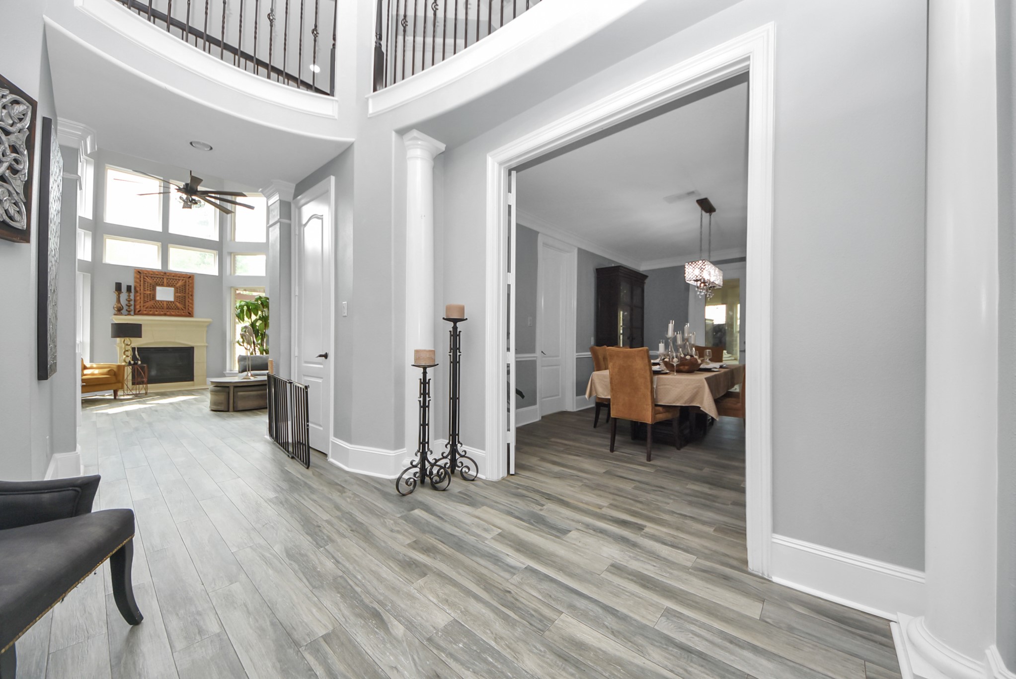 28115 Kudzu Drive Spring, TX 77386 - Photo 15 of 39 a living room with furniture and a wooden floor