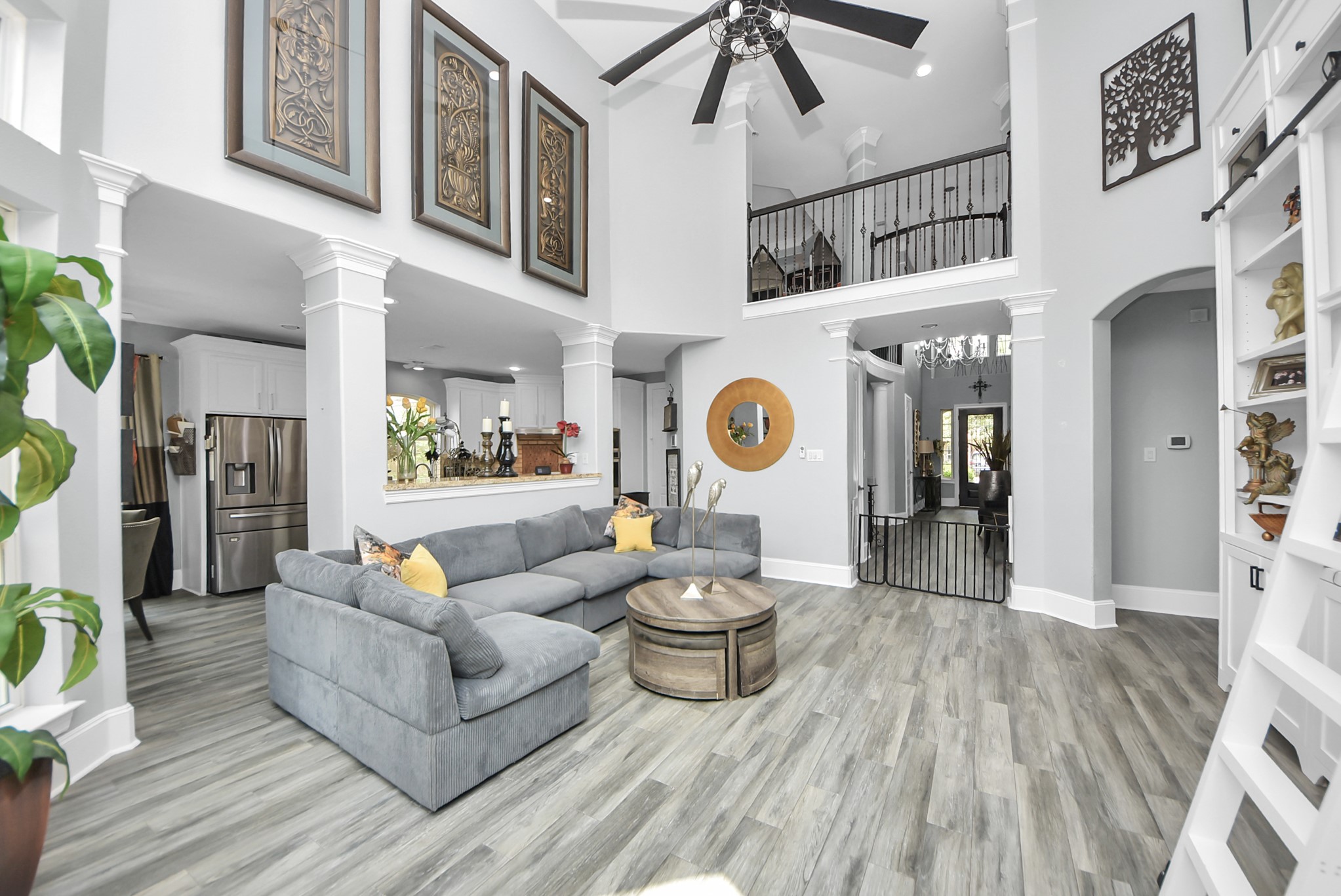 28115 Kudzu Drive Spring, TX 77386 - Photo 7 of 39 a living room with furniture and wooden floor