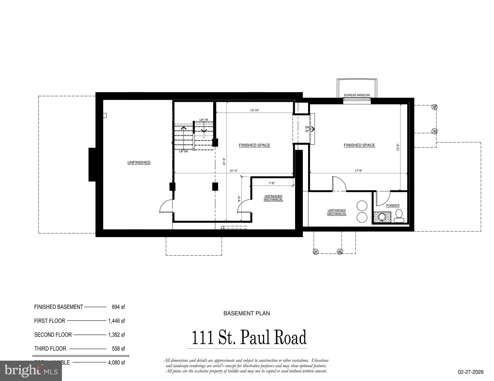 111 St Pauls Road Ardmore, PA 19003 - Photo 6 of 14 a picture of a floor plan