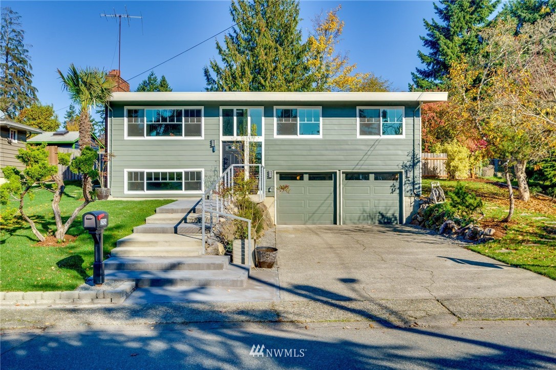 a view of a house with a patio